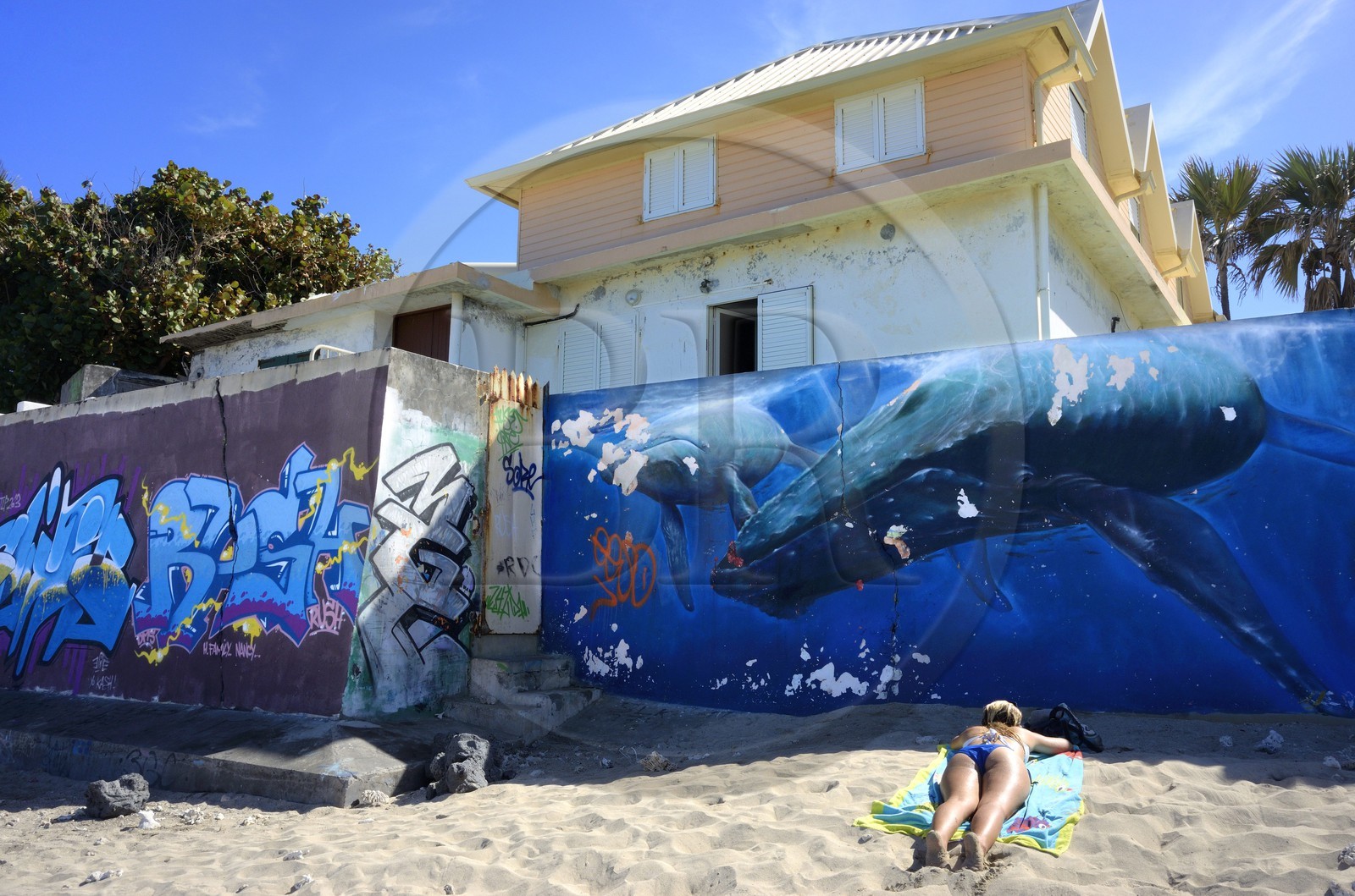 France, Ile de la Reunion, plage de Saint-Pierre