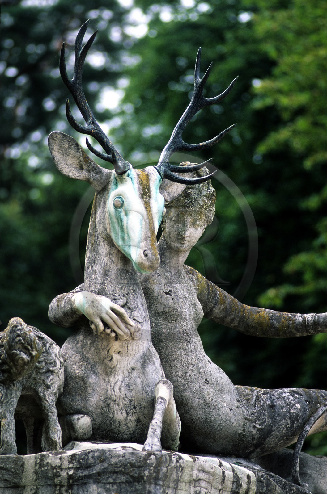 France, Yvelines (78), le parc du château de Rambouillet, sculpture