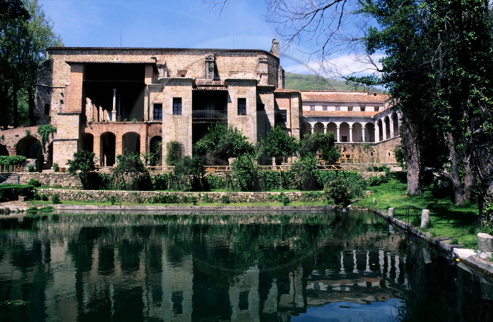 Espagne, Estrémadure, Cuacos de Yuste-Monastère dans lequel Charles-Quint a fini ses jours