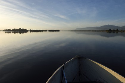 France, Haute Corse, the pond of Biguglia (Stagnu di Chiurlinu), nature reserve of Corsica (RNC)