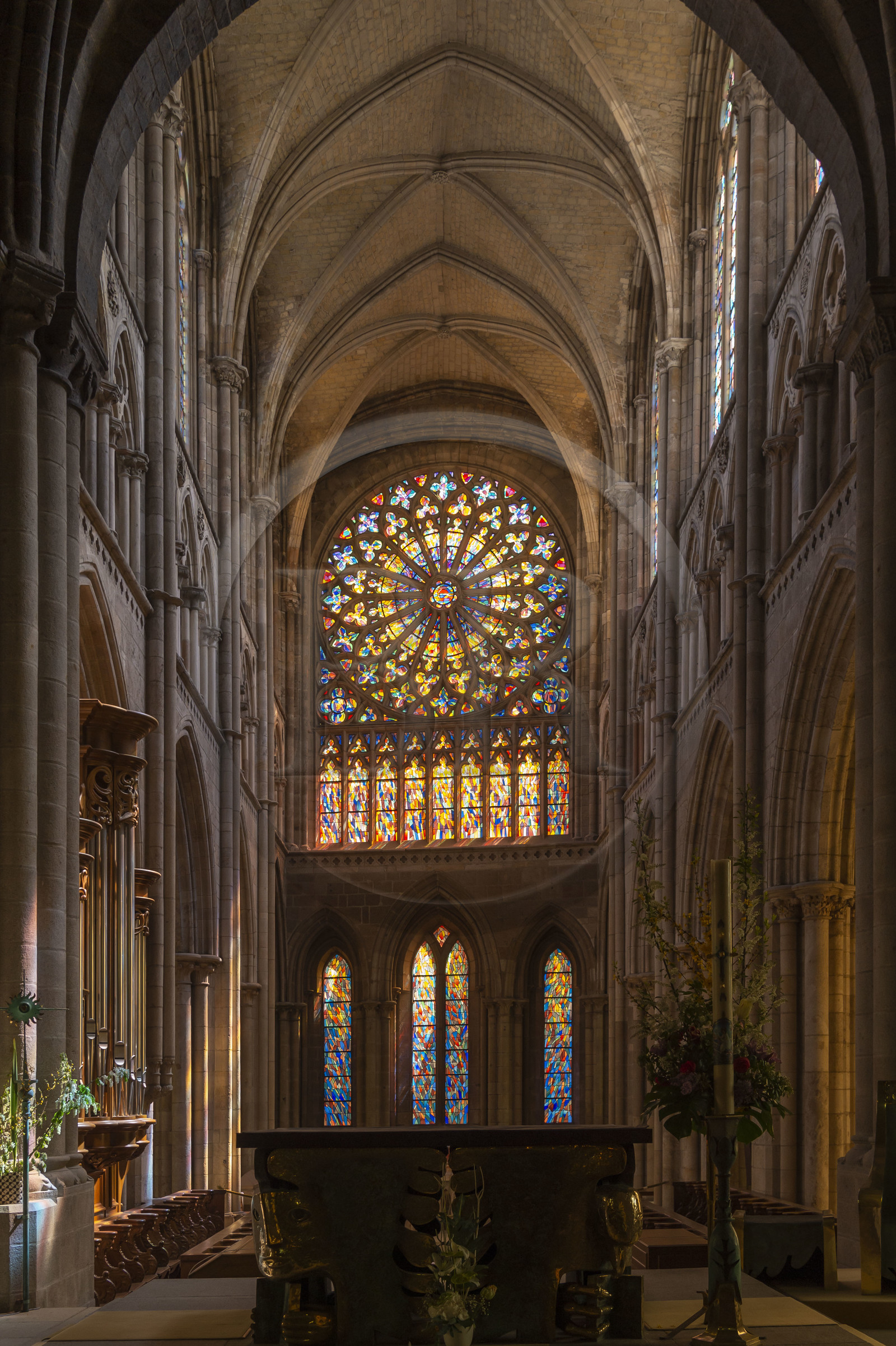 France, Ille et Vilaine, Cote d'Emeraude (Emerald Coast), Saint Malo, Saint Vincent Cathedral