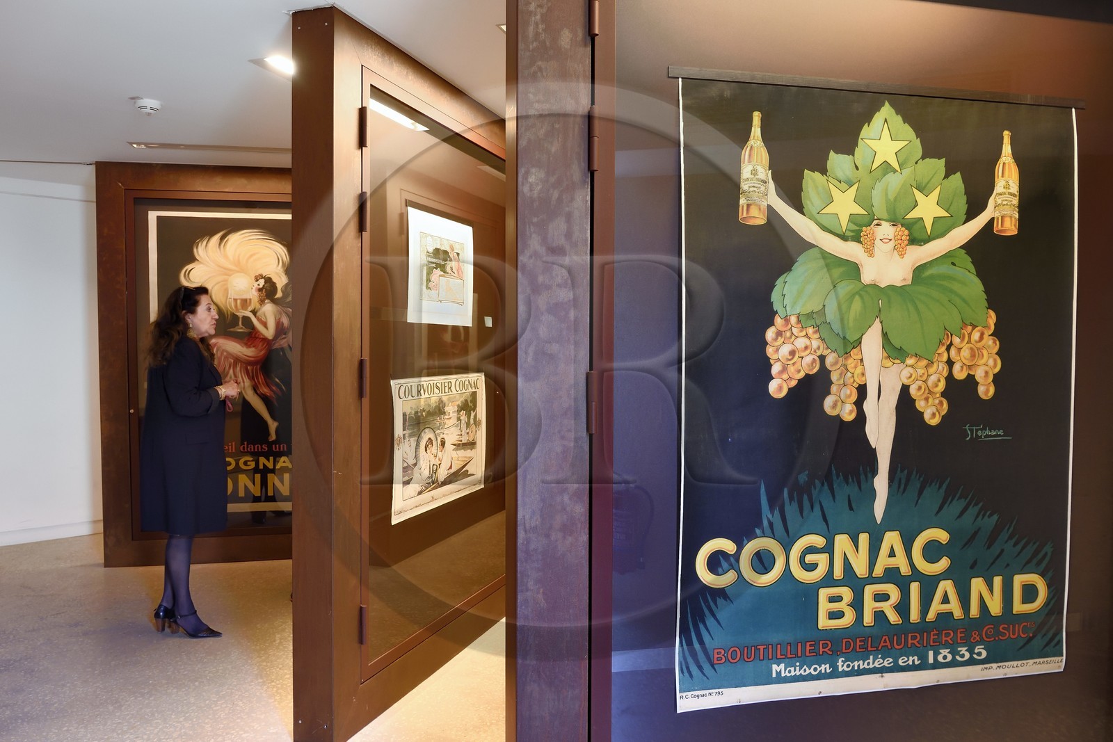 France, Charente (16), Cognac, Musée des Arts de Cognac, exposition d'affiches publicitaires