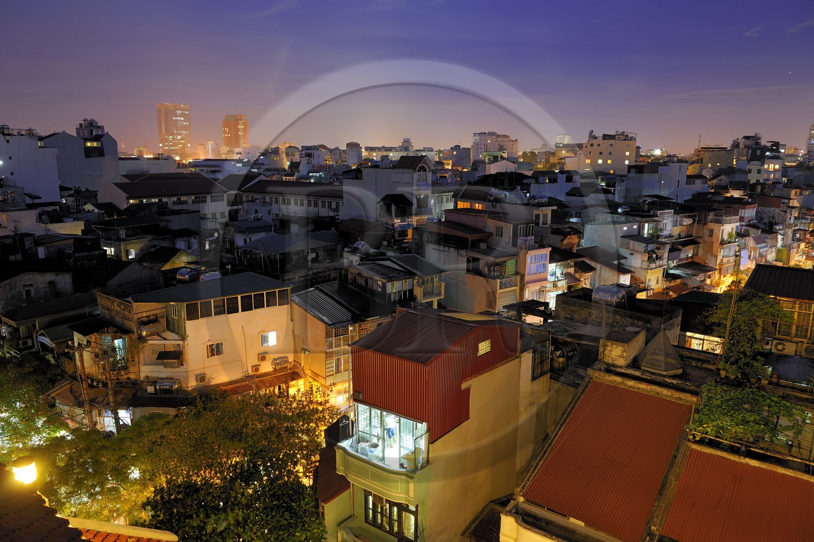 Vietnam, Hanoï, la vieille ville dans le quartier des 36 rues