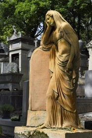 France, Paris (75), cimetière du Père-Lachaise, la tombe de Sébastien Gourlot érigée en 1816