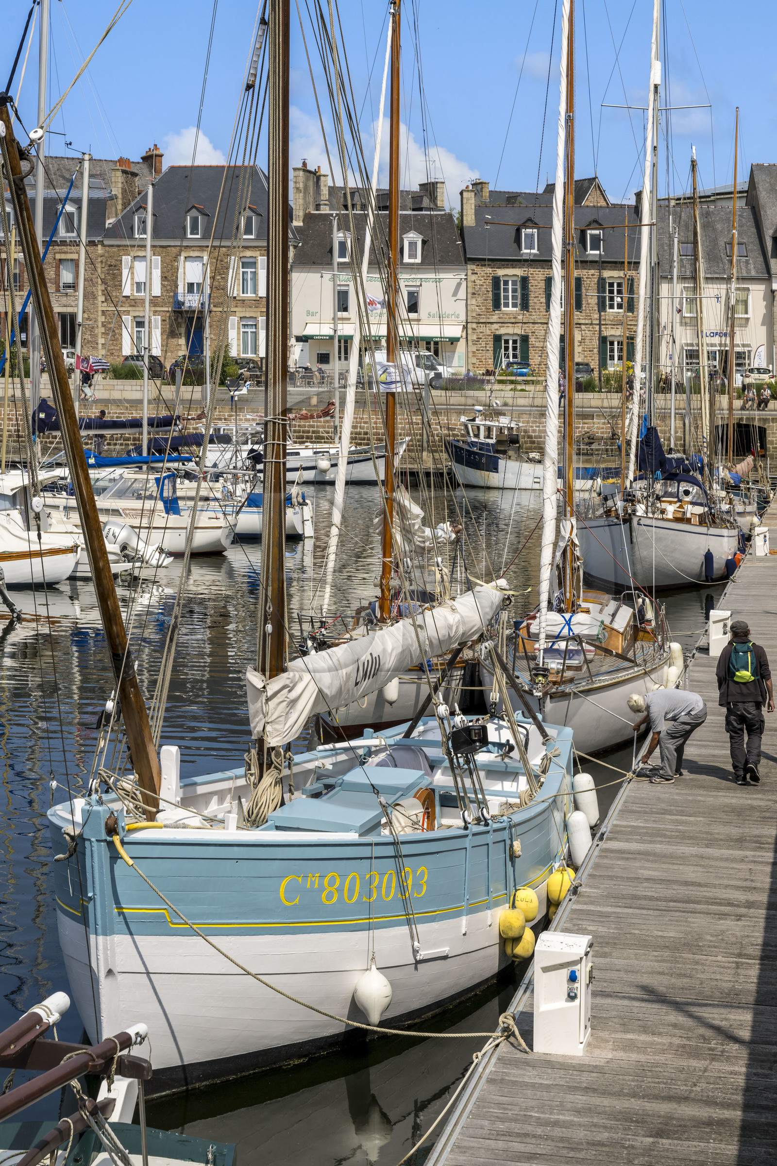 France, Côtes d'Armor (22), Paimpol, le port de pêche