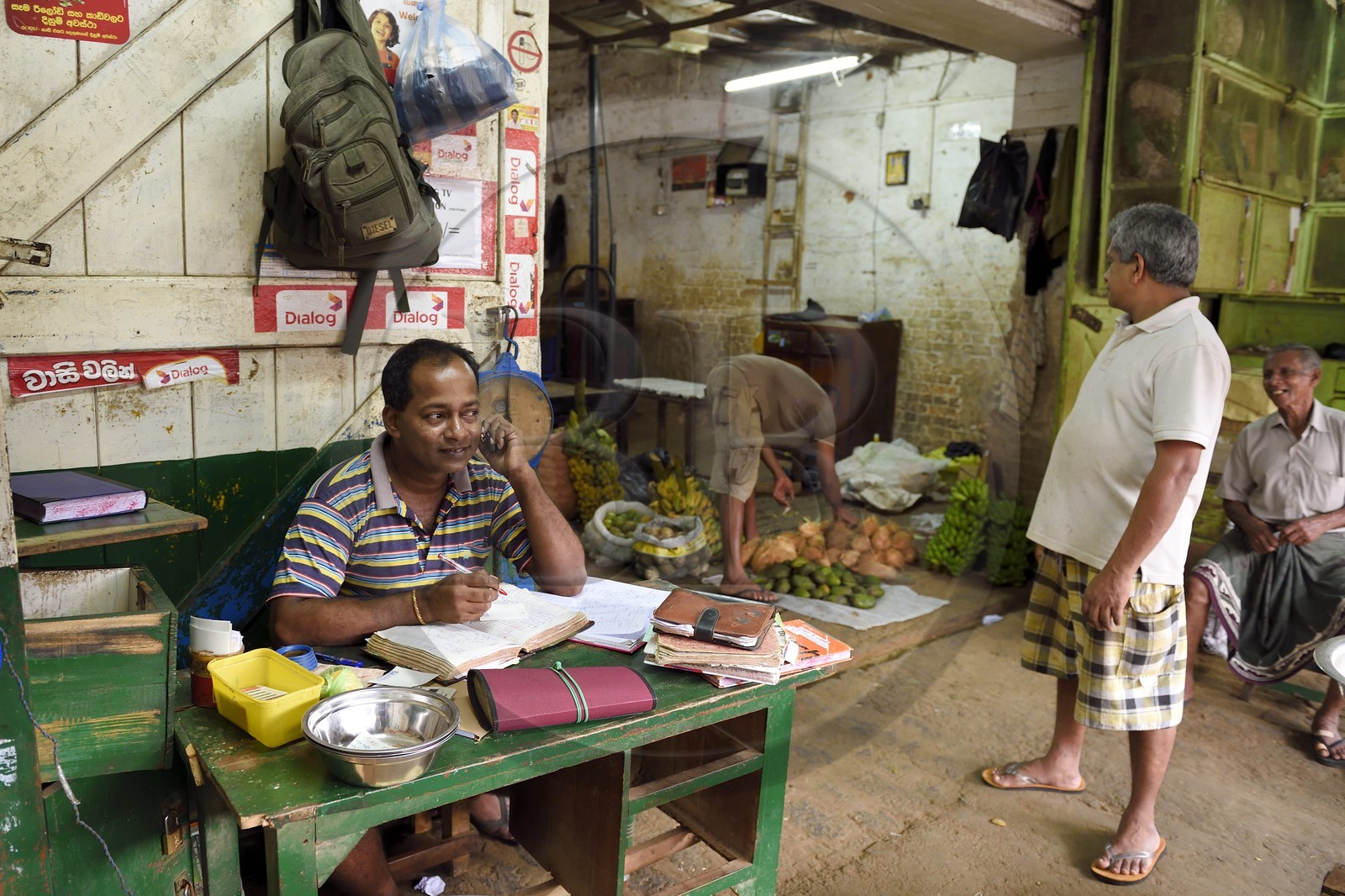 Sri Lanka, province de l'ouest, district de Colombo, Colombo, le marché de fruits et légumes Manning dans le quartier de Pettah