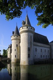 France, Loiret (45), Vallée de la Loire classée Patrimoine Mondial de l' UNESCO, Sully-sur-Loire, château du XIVe XVIIe siècles, mention obligatoire : Châteaux de Sully-sur-Loire, propriété du département du Loiret