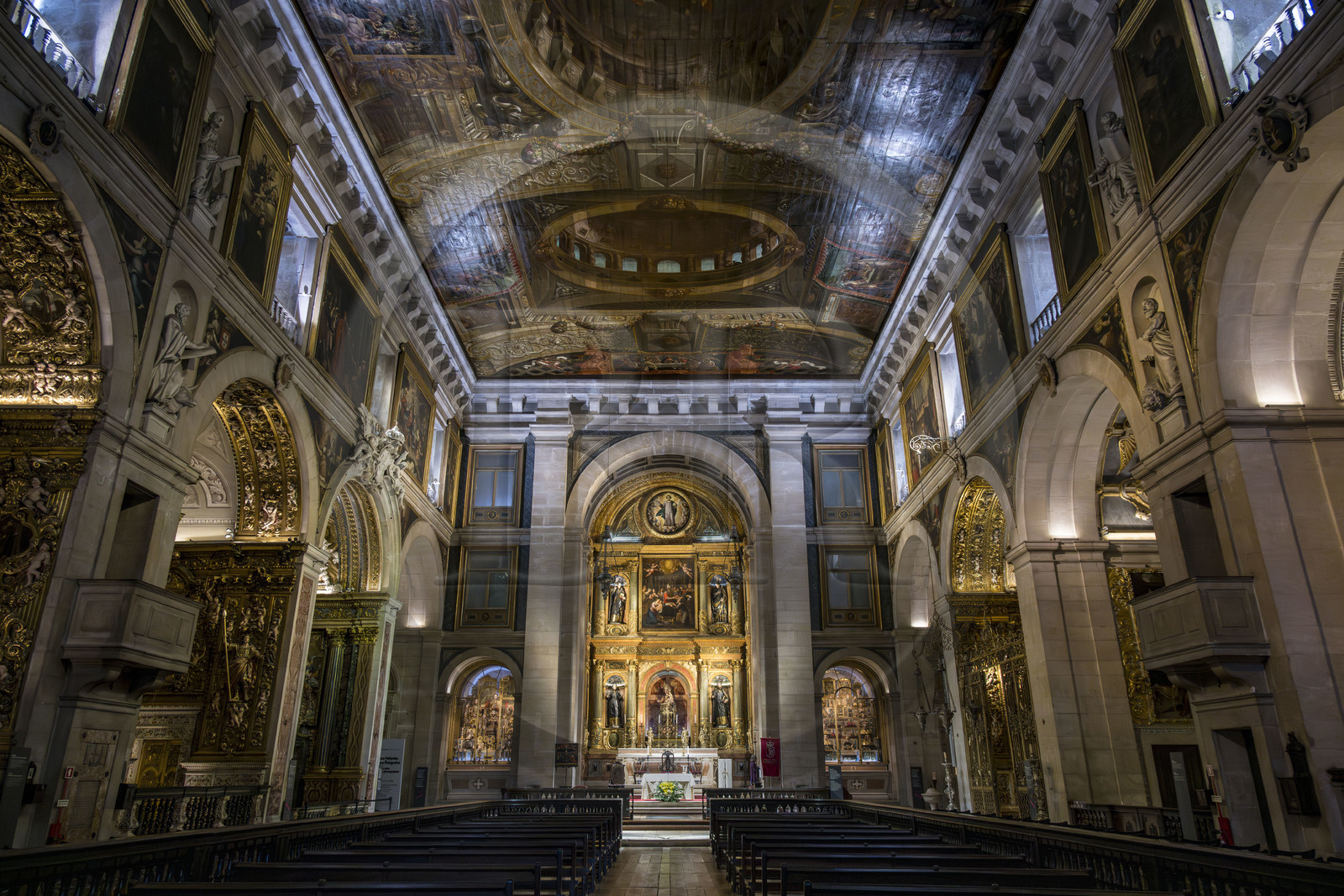 Portugal, Lisbon, Bairro Alto, Saint-Roch church (Igreja de Sao Roque) from the 16th century