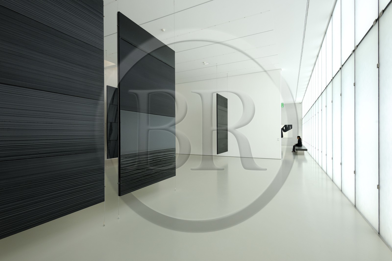 France, Hérault (34), Montpellier, centre historique, musée Fabre, salles Pierre Soulages mention obligatoire: géré par Montpellier