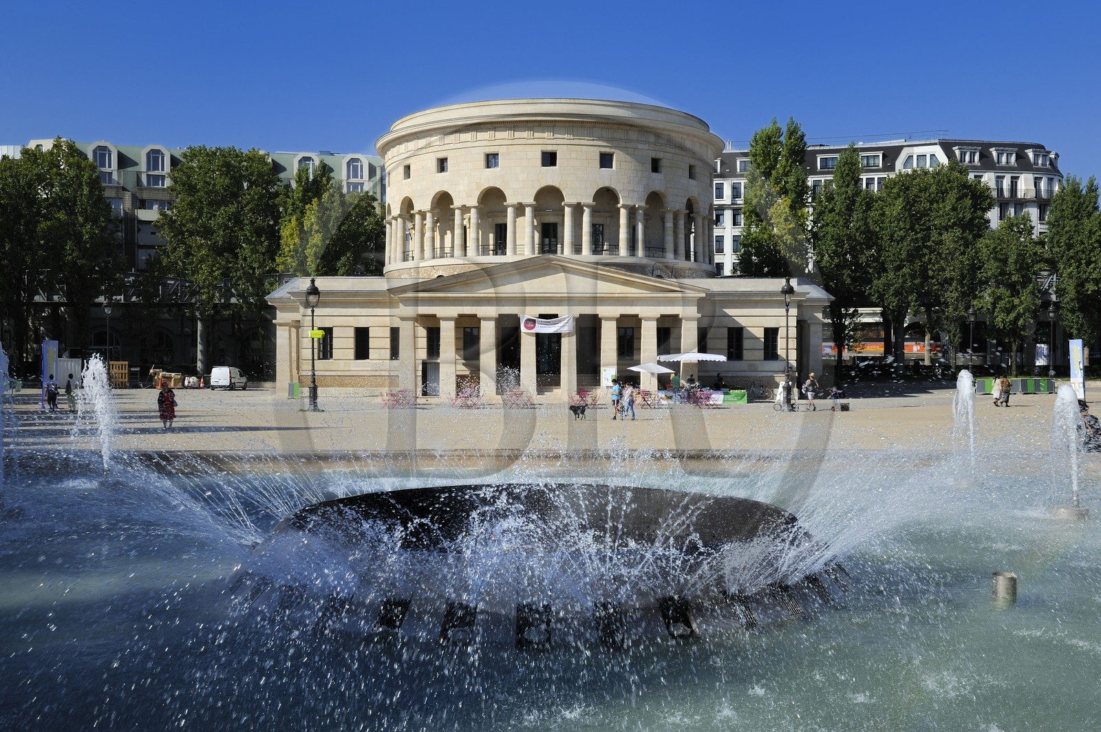 France, Paris (75), rotonde de la Villette par l' architecte Claude Nicolas Ledoux
