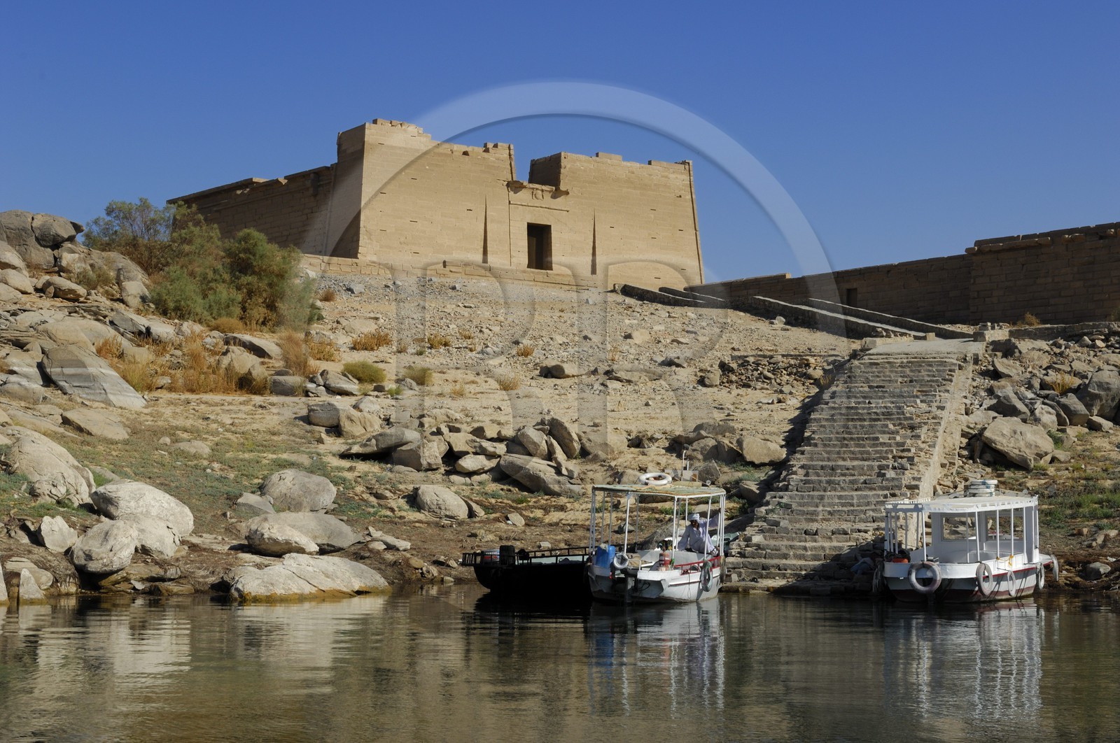 Egypte, Haute Egypte, Nubie, Lac Nasser, temple de Kalabsha