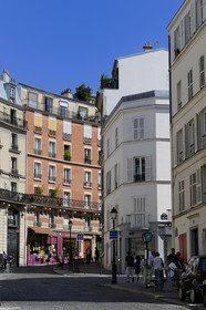 France, Paris (75), Montmartre, rue Lepic