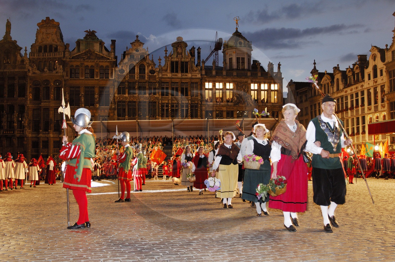 Belgique, Bruxelles, fête de l'Ommegang