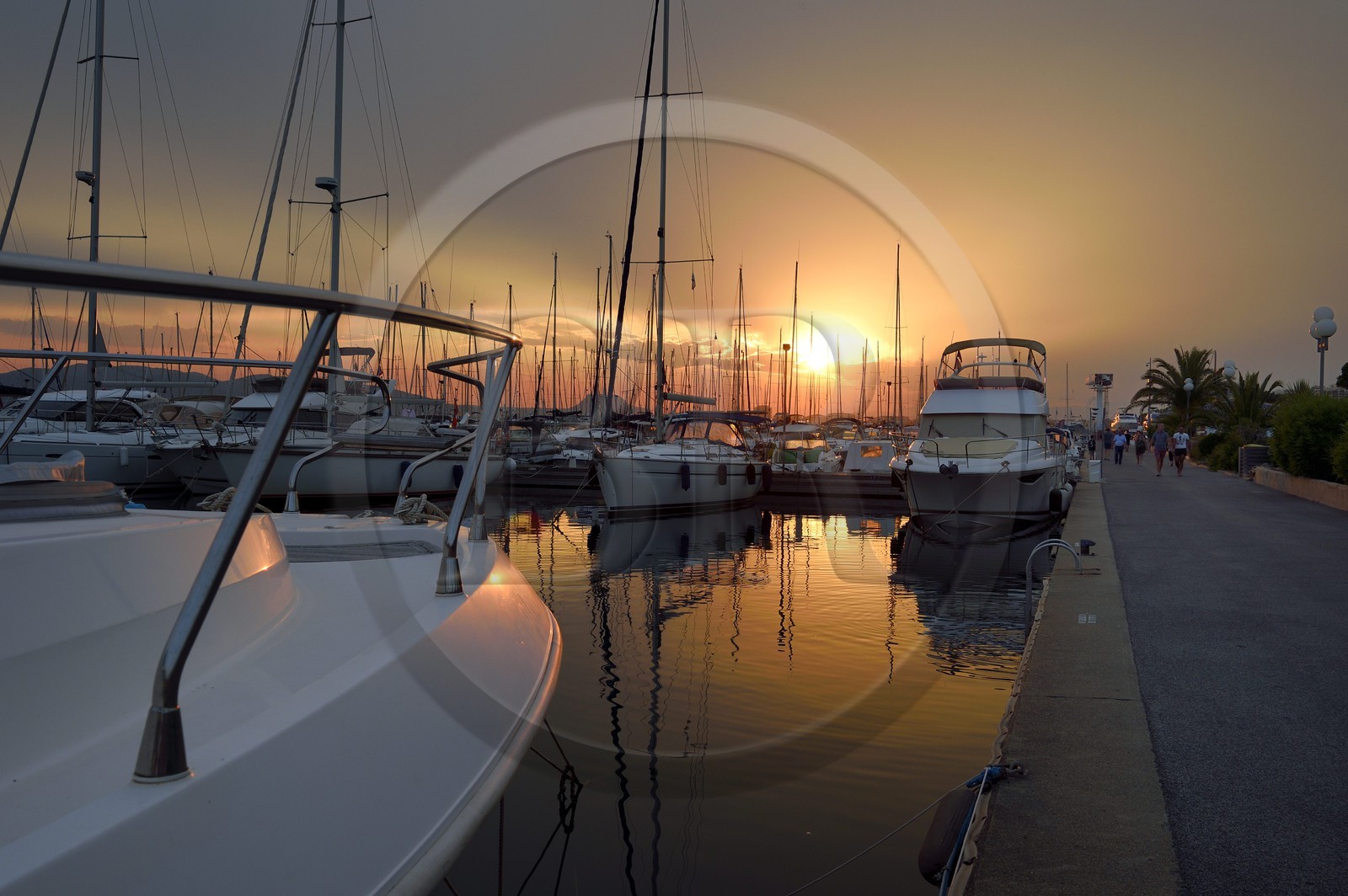 France, Var (83), Saint-Raphaël, le port de plaisance Santa lucia