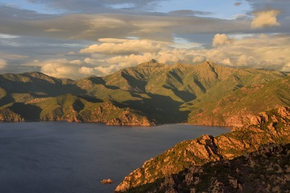 France, Corse-du-Sud (2A), Golfe de Porto, classé Patrimoine Mondial de l'UNESCO