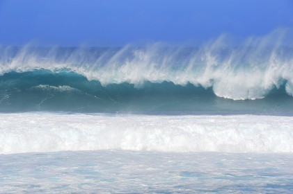 France, île de la Réunion, la côte sud, plage de Grand-Anse