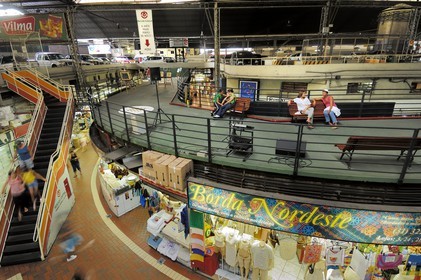 Brazil, Minas Gerais state, Belo Horizonte, covered market