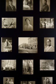 Suède, Comté de Vasterbotten, Umea, le Vasterbotten museum de Gammlia, images de la ville et de ses habitants vers 1915