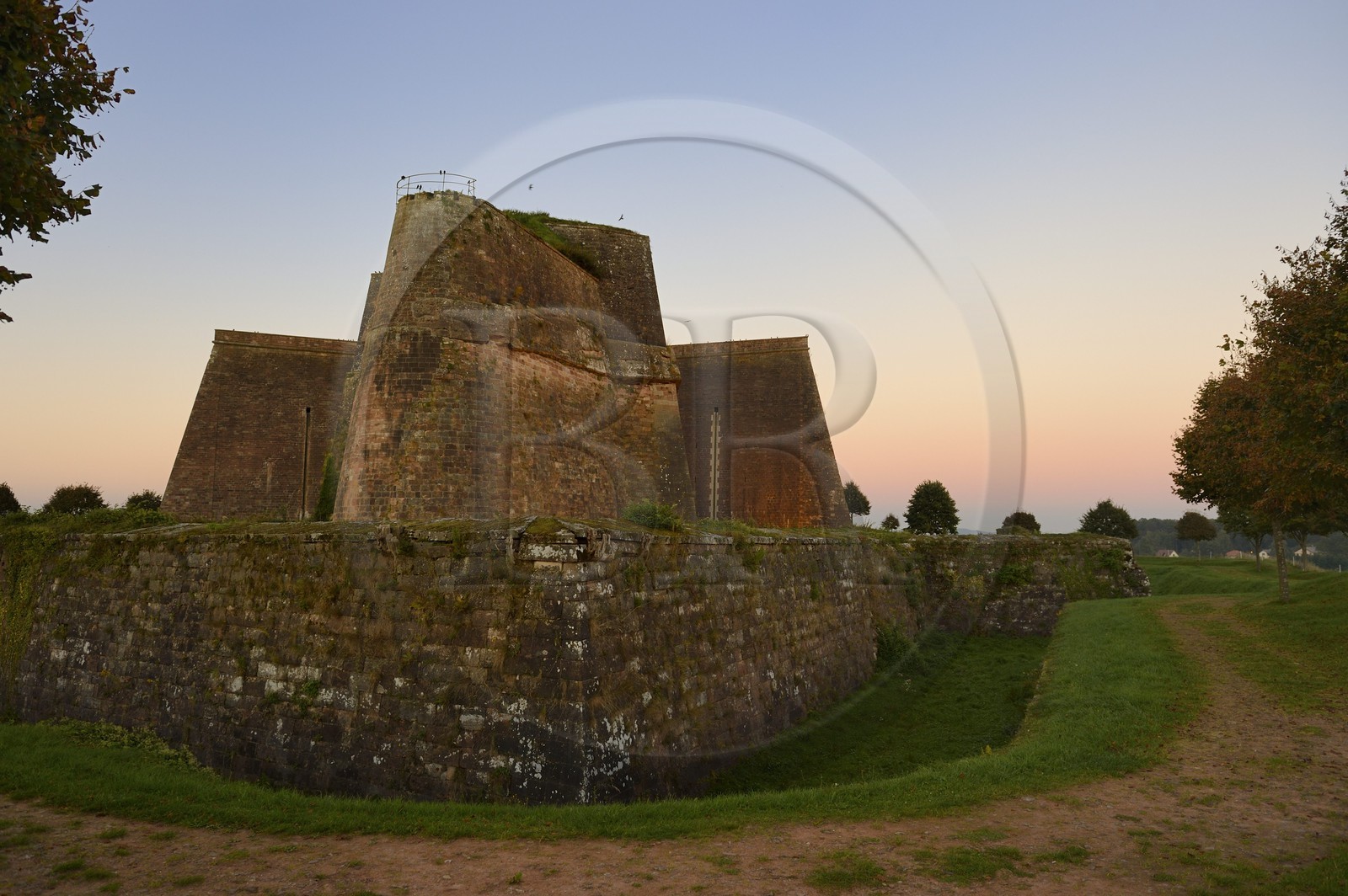 France, Moselle (57), parc régional des Vosges du nord, Bitche, la citadelle fortifiée par Vauban
