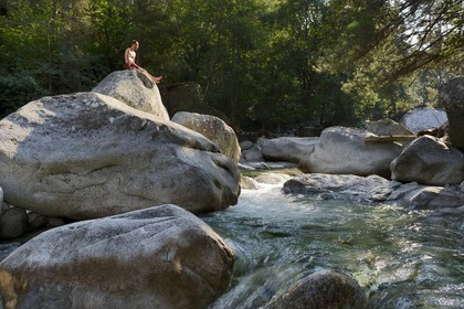 France, Haute-Corse (2B), Corte, Vallée de la Restonica