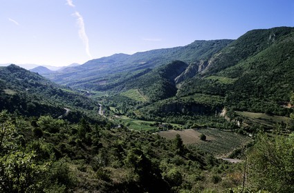 France, Drôme (26), vallée de l'Ouvèze et montagne du Gravas
