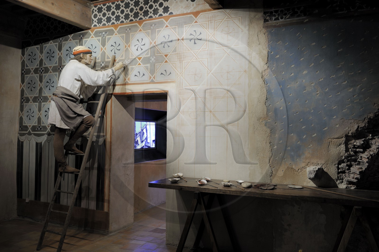 France, Aude (11), château du village cathare de Villerouge-Termenès au cœur des Corbières