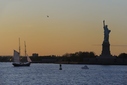 Etats-Unis, New York, Manhattan, statue de la Libertée, classée Patrinoine Mondial de l'UNESCO