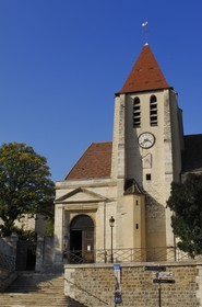 France, Paris (75), le village de Charonne, l'église Saint-Germain de Charonne