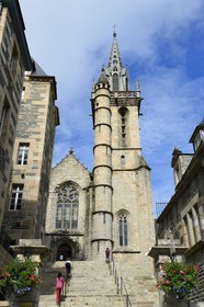 France, Finistère (29), Morlaix, l'église Saint-Melaine