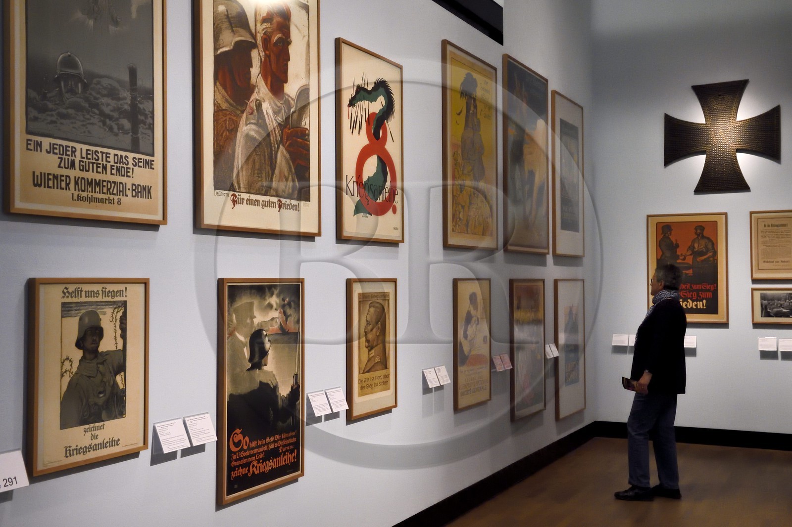 Allemagne, Berlin, le Deutsches Historisches Museum (musée de l’histoire allemande), la premiere guerre mondiale