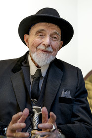 France, Paris (75), Musée Maillol, le peintre et sculpteur allemand Markus Lüpertz lors de son exposition en dialogue avec l'oeuvre d'Aristide Maillol