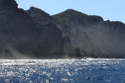 France, Corse-du-Sud (2A), Golfe de Porto, classé Patrimoine Mondial de l'UNESCO, Réserve naturelle de Scandola