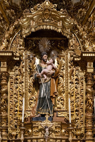 Portugal, Algarve, Faro, vieille ville, église do Carmo