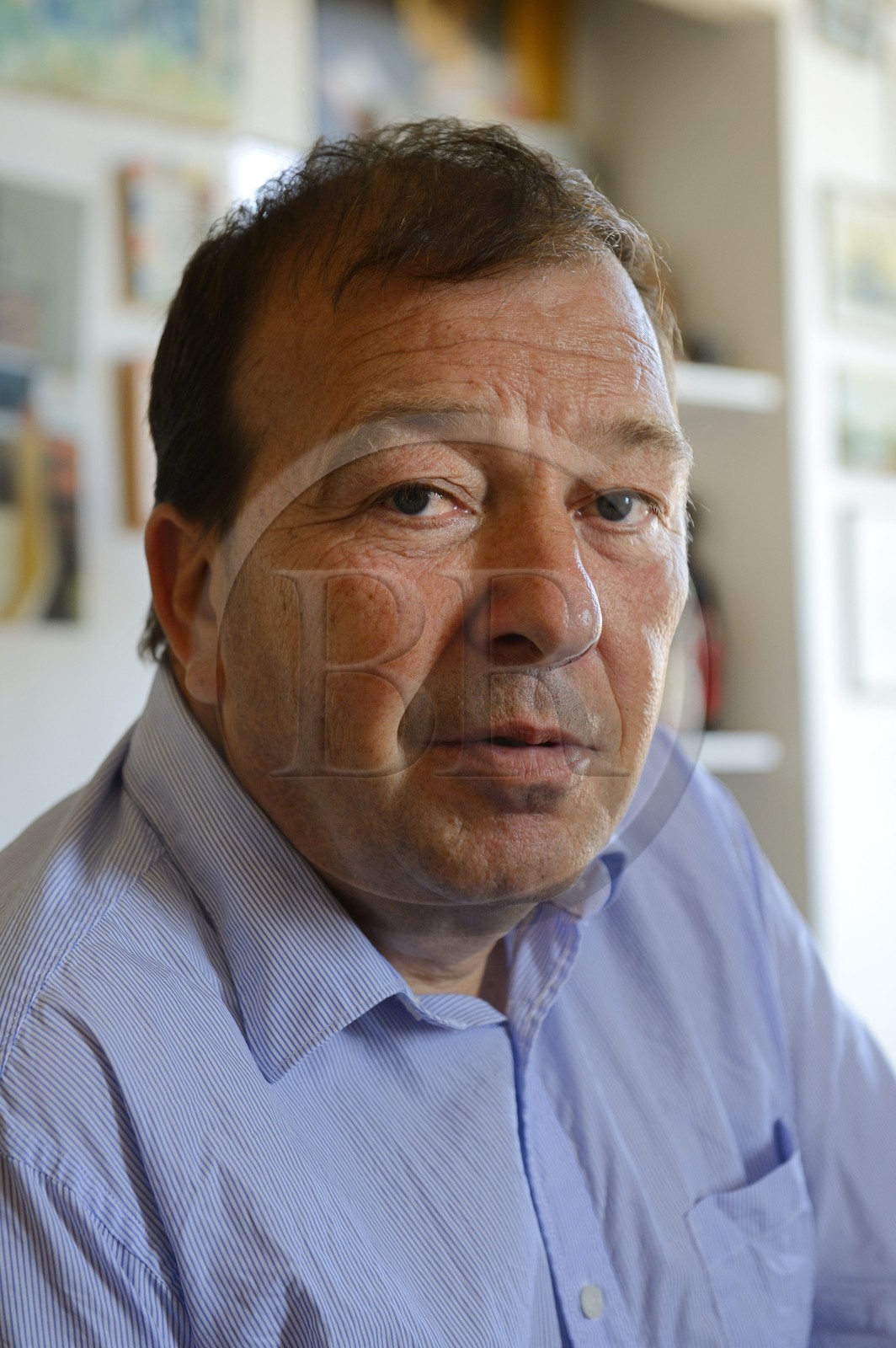 France, Corse-du-Sud (2A), Ajaccio, l'écrivain et historien Robert Colonna d’Istria