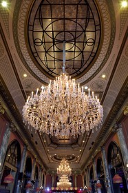 France, Calvados (14), Pays d'Auge, Deauville, le hall d'entrée du Casino Barriere de Deauville