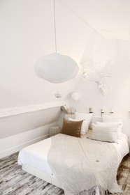 France, Meurthe-et-Moselle, Nancy, guest house Villa 1901, room called The Attic