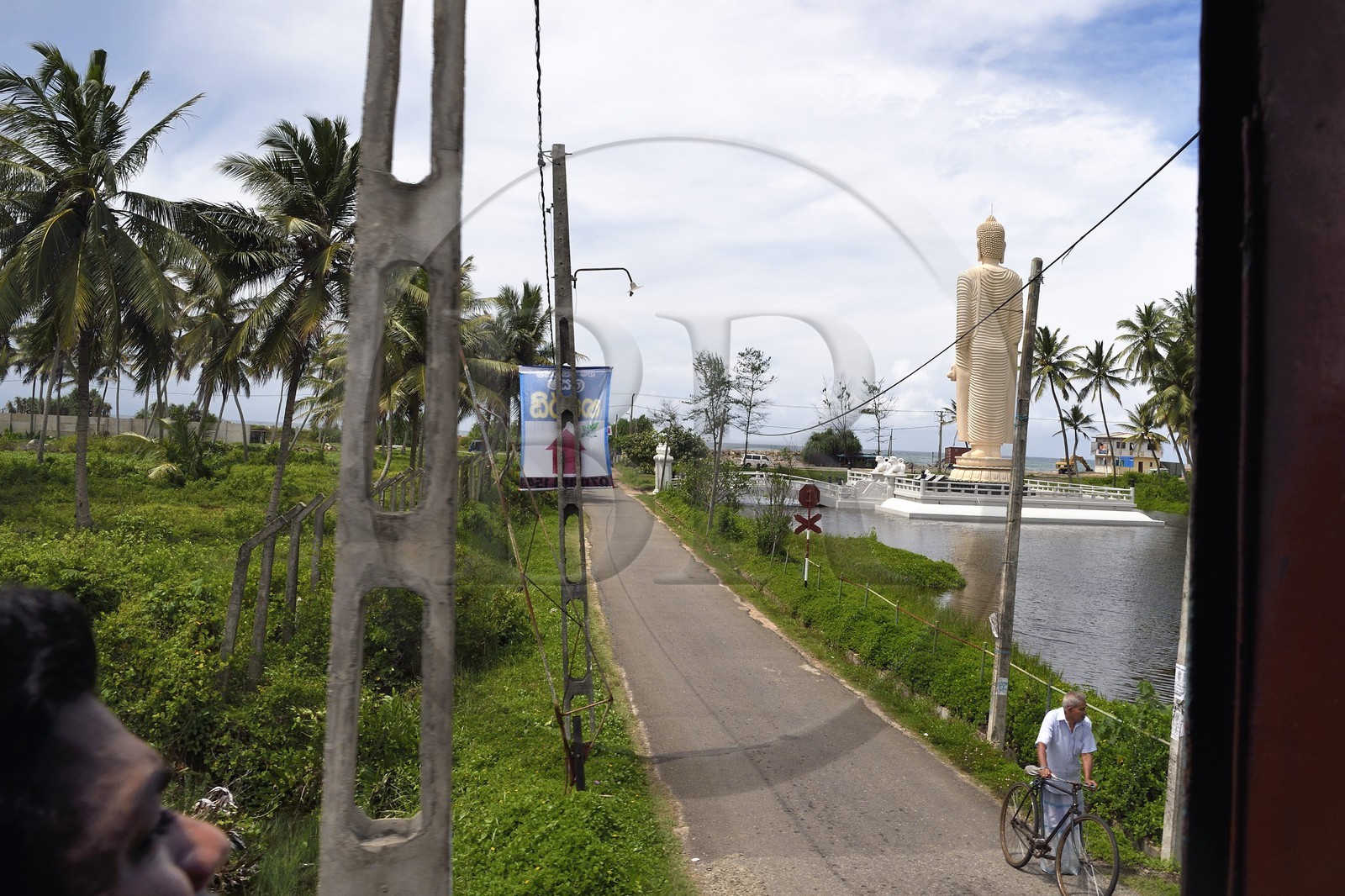 Sri Lanka, Province du Sud, train de Galle à Colombo