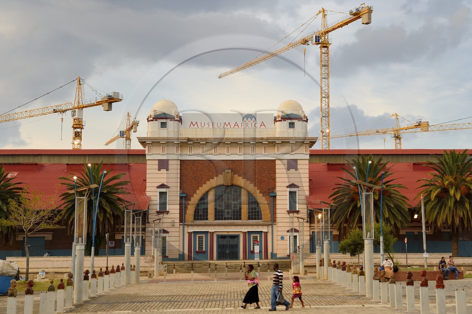 Afrique du Sud, province de Gauteng, Johannesburg, CBD (Central Business District), Newtown, le Museum Africa, principalement construit autour de l'histoire et de la culture sud-africaine