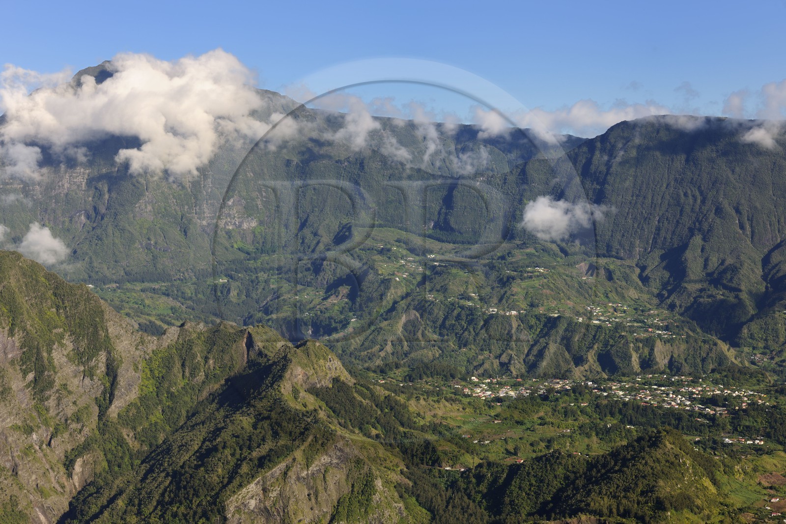 France, Reunion island (French overseas department), cirque de Salazie, listed as World Heritage by UNESCO