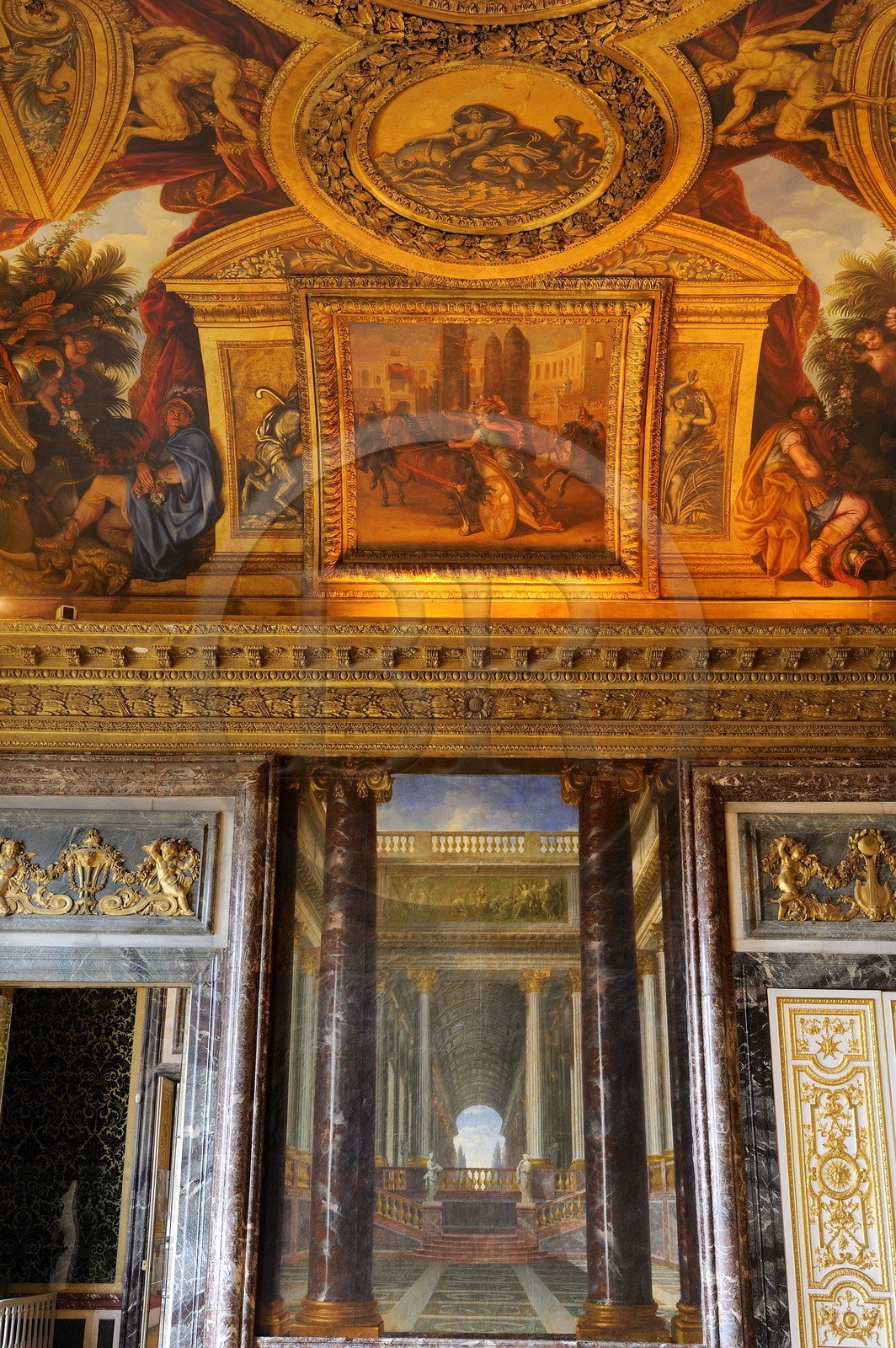 France, Yvelines, Chateau de Versailles, listed as World Heritage by UNESCO, Les Grands Appartements (State Apartments), Venus drawing room