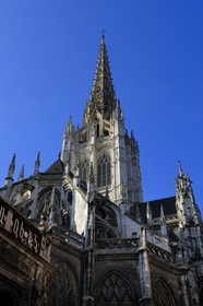 France, Seine-Maritime (76), Rouen, église Saint-Maclou joyau de l’art gothique flamboyant (XVème siècle)