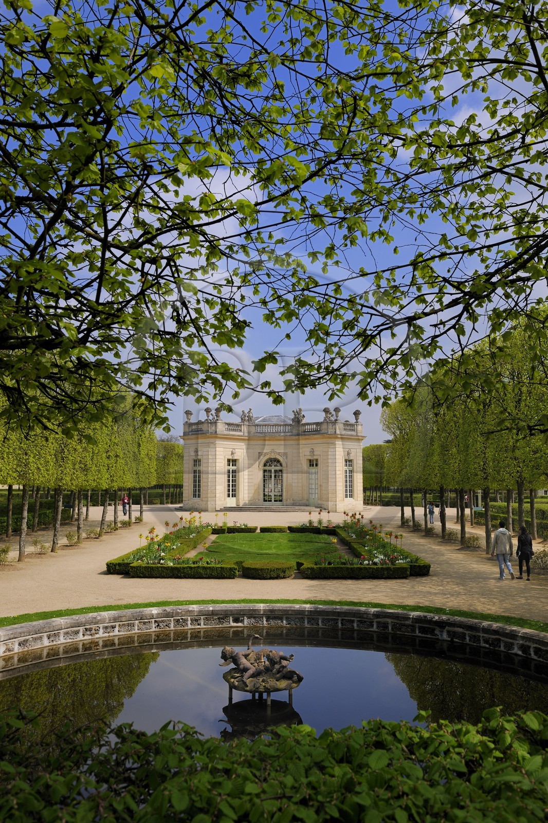 France, Yvelines, Chateau de Versailles, listed as World Heritage by UNESCO, Domaine de Marie Antoinette, the Petit Trianon, the French Pavilion
