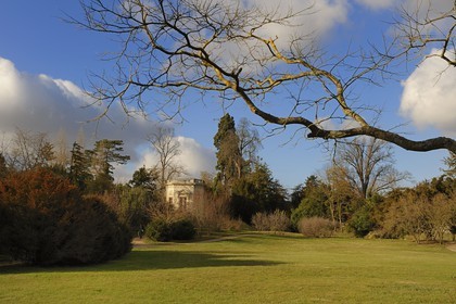 France, Yvelines (78), château de Versailles, classé Patrimoine Mondial de l'UNESCO, le domaine de Marie-Antoinette, le Belvédère du Petit Trianon ou salon de Musique