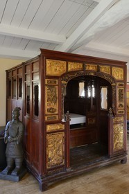 France, Var (83), Provence Verte, Bras, vers Saint-Maximin-la-Sainte-Baume, la maison d'hôtes Le Peyrourier, une campagne en Provence