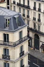 France, Paris (75), immeuble du boulevard Haussmann