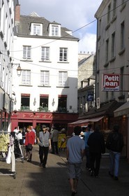 France, Manche (50), Cherbourg, rue du commerce