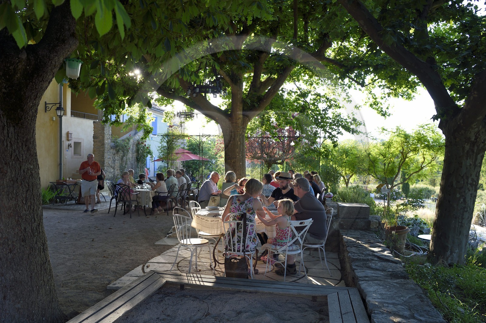 France, Var (83), Provence Verte, Bras, vers Saint-Maximin-la-Sainte-Baume, la maison d'hotes Le Peyrourier - une campagne en Provence