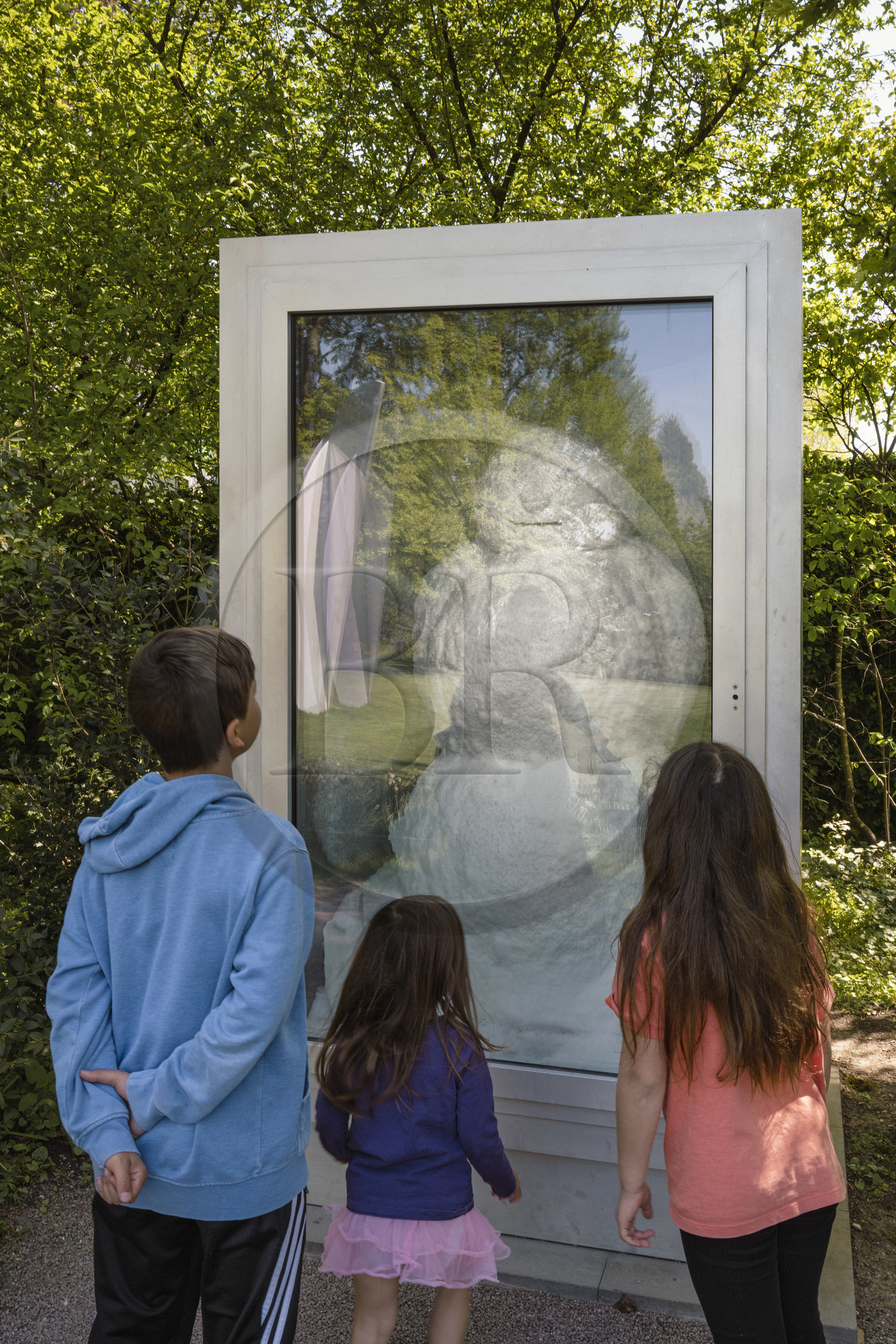Suisse, Bâle, Riehen, fondation Beyeler, Snowman - Bonhomme de Neige (1990-2016) par Peter Fischli et David Weiss