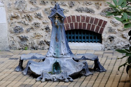 France, Paris (75), le Castel-Beranger, immeuble du 14 rue La Fontaine de style Art Nouveau  par Hector Guimard