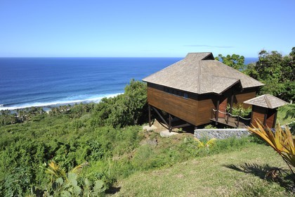 France, île de la Réunion, côte sud, Grande-Anse, hôtel Palm